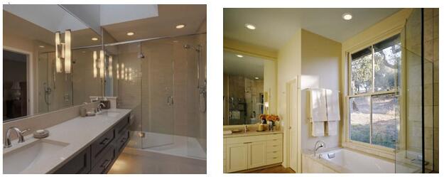 La pulgada Dimmable LED del cuarto de baño 50W 8 abajo enciende 100Lumen/CRI >85 UGR <19 de W