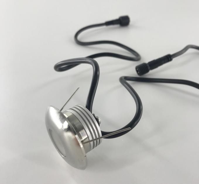 La En-tierra de la lámpara de pie del acero inoxidable 1W IP65 LED se enciende para el suelo interior y al aire libre