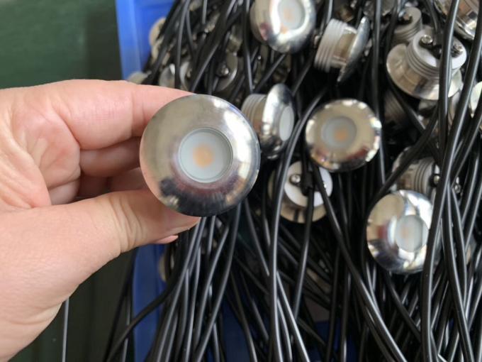 La En-tierra de la lámpara de pie del acero inoxidable 1W IP65 LED se enciende para el suelo interior y al aire libre