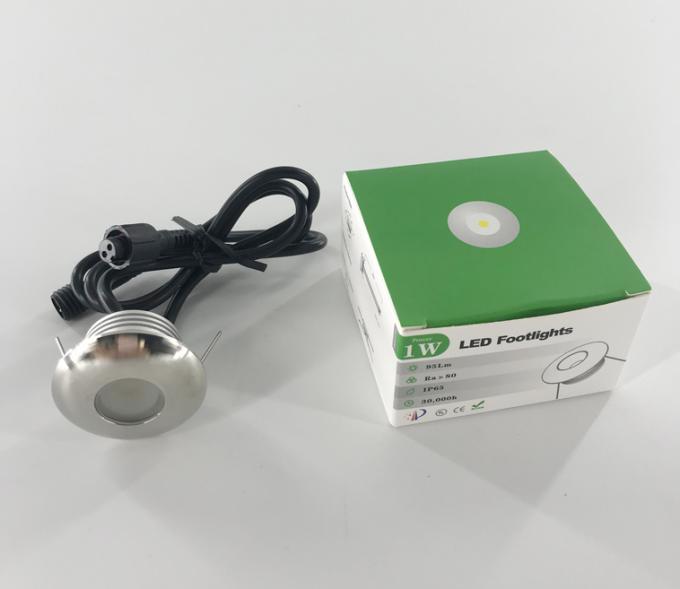 La En-tierra de la lámpara de pie del acero inoxidable 1W IP65 LED se enciende para el suelo interior y al aire libre