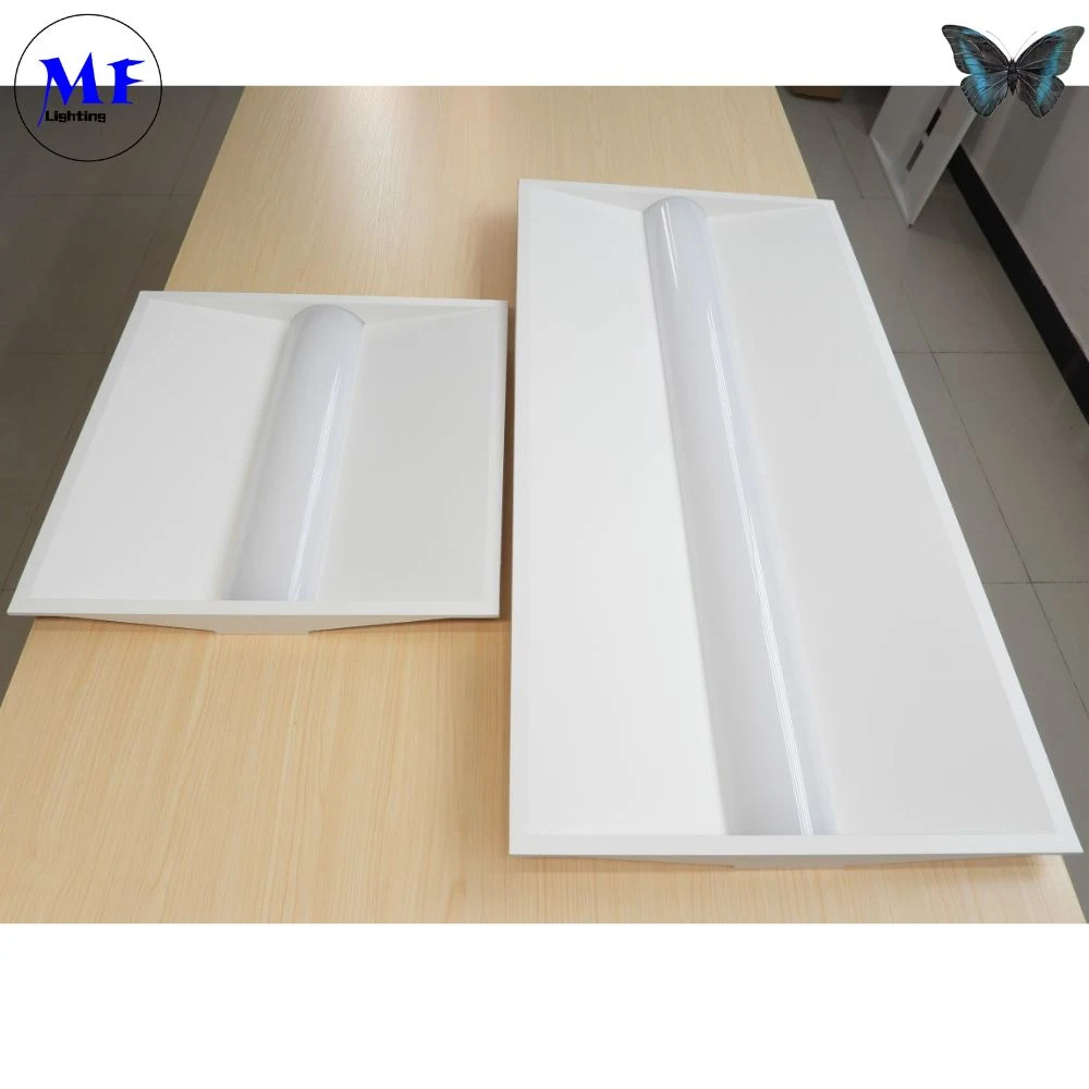 50W 2*4FT Flame-Retardant Anti Glare Dimmable Ceiling Light Commercial Lighting LED Panel Light Ceiling Troffer Light Fixtures for Offices / Classrooms / Hotel