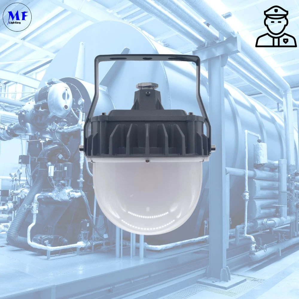 Factory Price Atex Certified High Bay Area Hanging Wall Mounted Atex Oil and Gasoline Harsh Environment 20W Zone 1 Zone 2 LNG Explosion Proof Lamp
