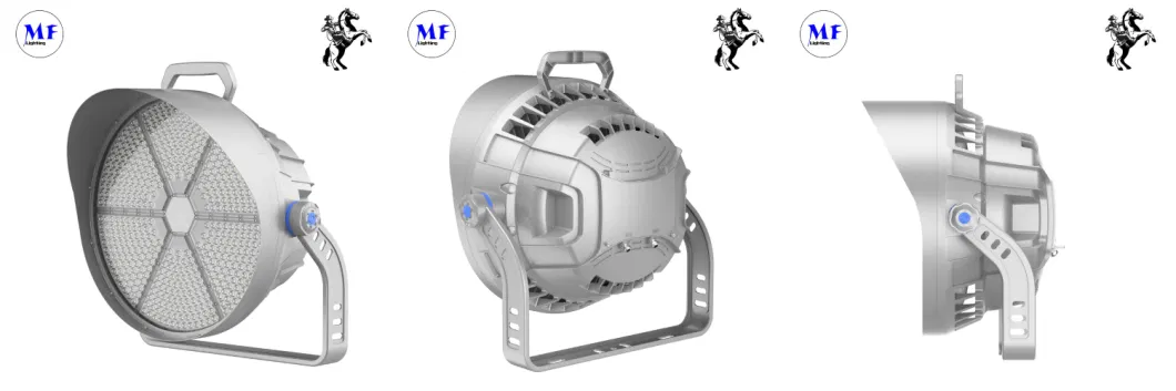 1200W 1000W 800W 600W 400W LED Flood Light LED Alto mástil IP66 Proyectores de alta potencia para campo de carreras Campo deportivo de golf 1