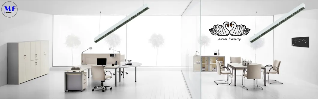 LED Track Lineal Light Ra 90+ Comercio minorista de plástico Industrial Negro Blanco Supermercado Magnético Taller de formable Tienda 3