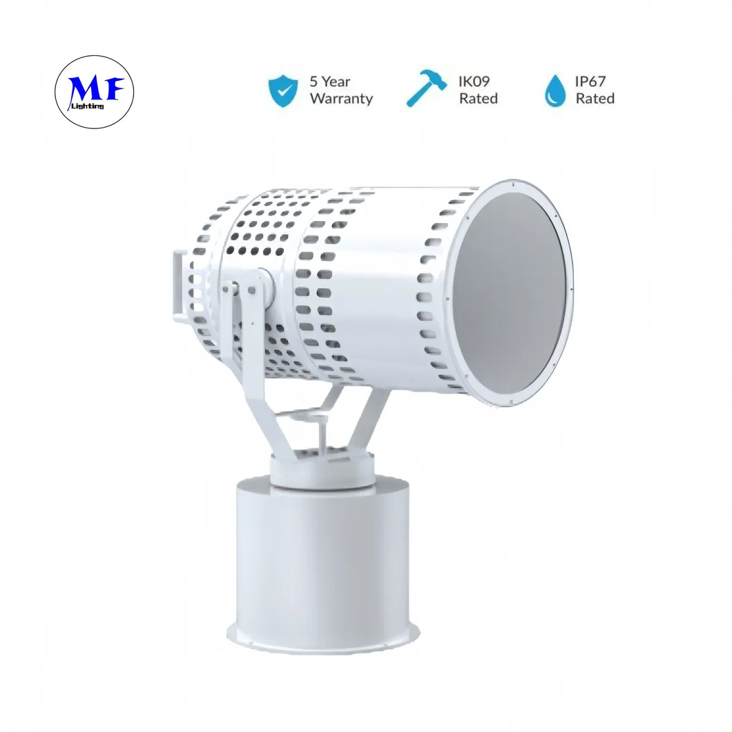 Luz de búsqueda y rescate LED marítima, resistente al agua y a la corrosión, IP66, acero inoxidable, rescate vital, prisión, buque de guerra, embarcación marina, expedición marítima 0