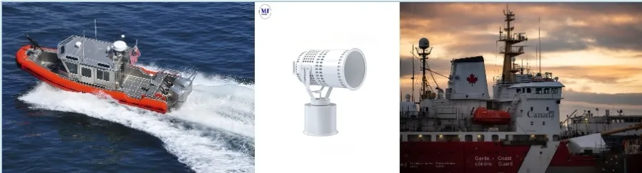 Luz de búsqueda y rescate LED marítima, resistente al agua y a la corrosión, IP66, acero inoxidable, rescate vital, prisión, buque de guerra, embarcación marina, expedición marítima 1