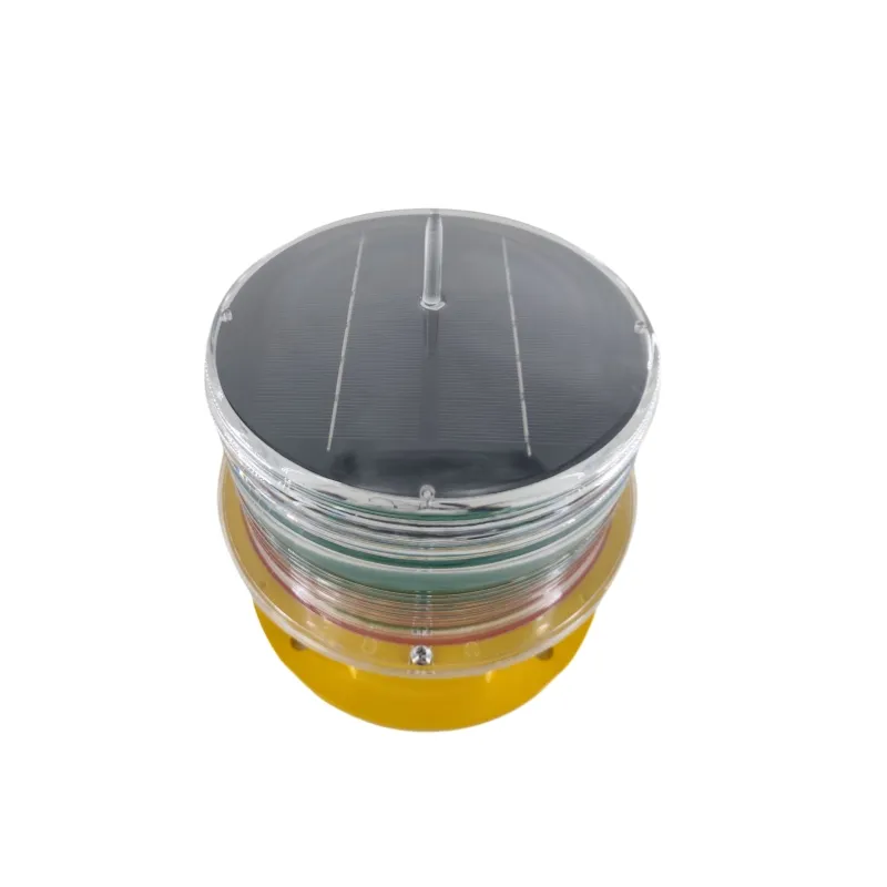 Luz de baliza solar LED con fotocélula, fundición a presión, GPS, IP68, 80 m/s, turbina eólica, plataforma petrolera en alta mar 0