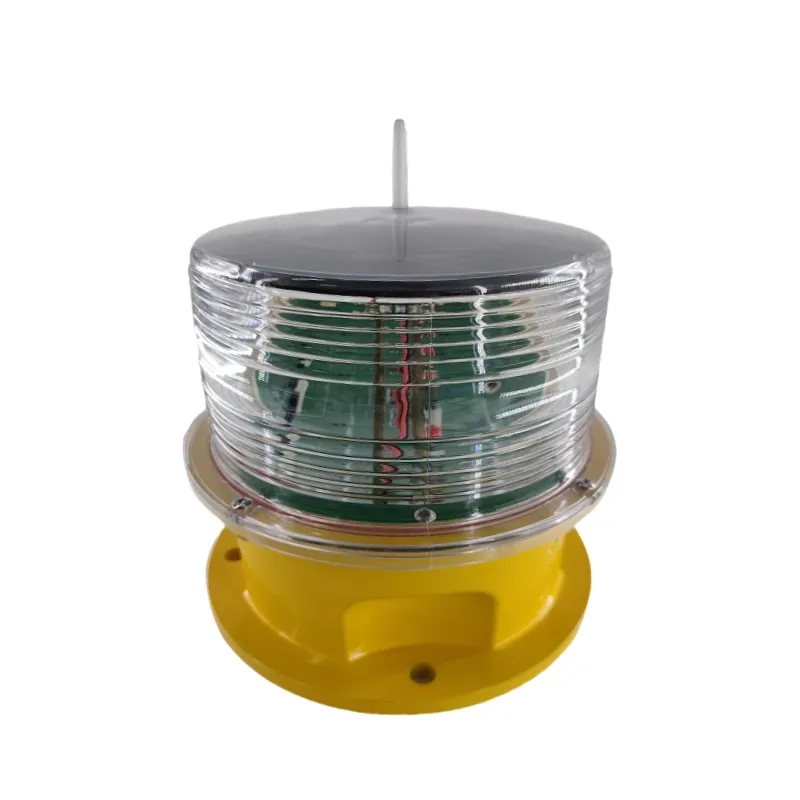 Luz de baliza solar LED con fotocélula, fundición a presión, GPS, IP68, 80 m/s, turbina eólica, plataforma petrolera en alta mar 1