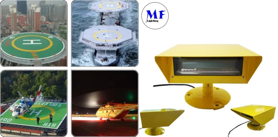 Luz de inundación Helipado Helipuerto Helideck Luz LED 1