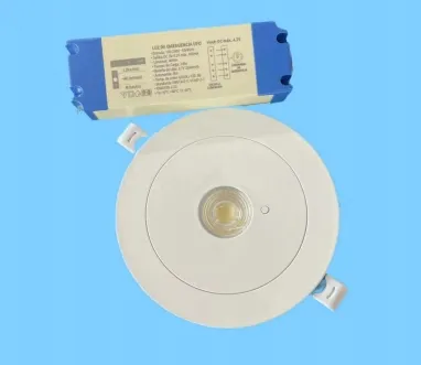 Luz baja, pánico, escape de emergencia, señal de salida, luz 3h IP65 Batería, taller comercial, centro comercial 4