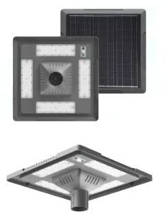 Luz de pared solar LED para jardín, impermeable, 40W, IP65, Ik08, para parque, camino, aceras, escuela, patio 1