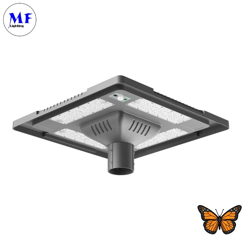 Luz de pared solar LED para jardín, impermeable, 40W, IP65, Ik08, para parque, camino, aceras, escuela, patio 2