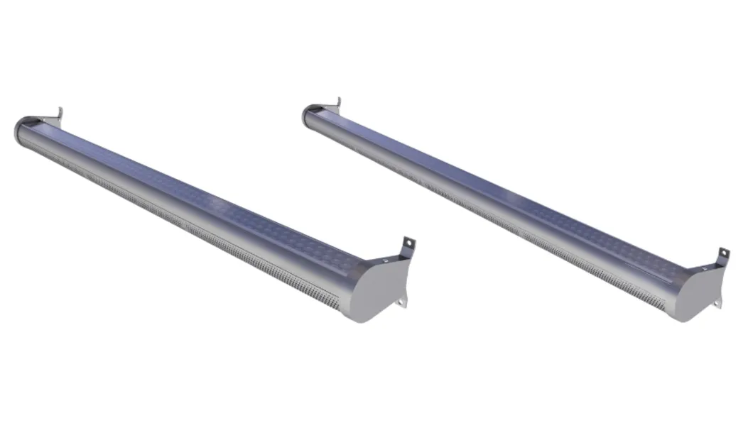 Luz LED de jardín para calle, aluminio. Poste impermeable, instalación rápida, plateado, para pasos elevados, patio, carretera, pared 0