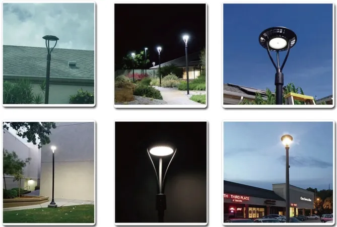 Luz de jardín LED Ajustable Antimodedad IP65 150W Inmune a agua 140lm/W Negro El jardín de la hada 10