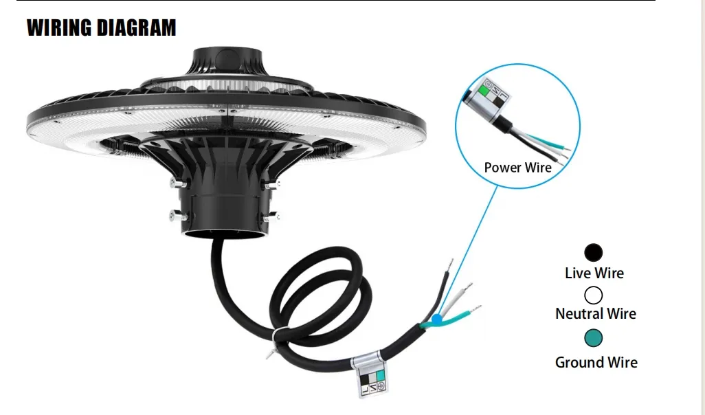 Ahorro de energía LED Puesto de jardín Luz de polo Área de luz 140lm / W Smart-Tuning 200W para la carretera Área de descanso Complejo deportivo Paseo marítimo 6