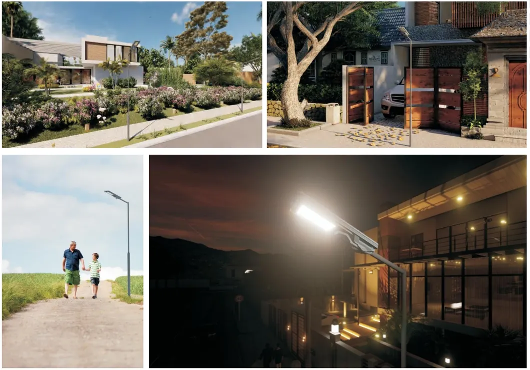 Luz de jardín de la calle LED Sensor de movimiento ABS impermeable Plata 50W IP65 100lm/W 6500K 7000K Carretera Paseo Acera Jardín patio 4