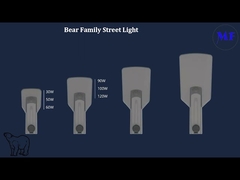 165lm/w Conector NEMA LED Farola IP66 IK08 Impermeable