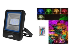 Luz de inundación al aire libre del reflector LED de la prenda impermeable IP66 de RGBW 10W 20W 30W 50W 100W con teledirigido