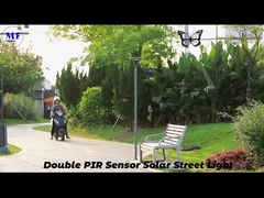 MF Luz solar de pared para jardín mariposa 2