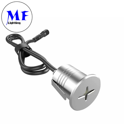 LED Cross - Star Buried Light Step Light LED Underground Light Customized Color 1W Waterproof IP67 Outdoor Deck Inground