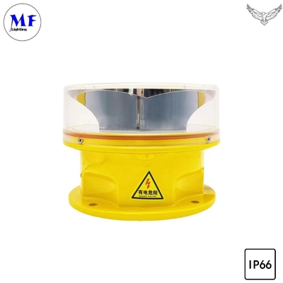 80m/s 360° LED Aviation Obstruction Light IP66 Waterproof For Wind Turbine