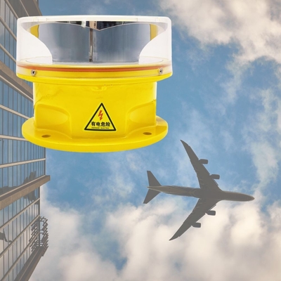 IP66 LED Aviation Obstruction Obstacle Light With Aircraft Warning Red White Beacon For Wind Turbine Control Tower
