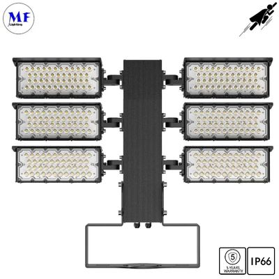 900W Aluminum Stadium LED Flood Ligh IK08 High Protection IP66 Waterproof Dustproof 165lm/W Ra70 For Airport Hangers