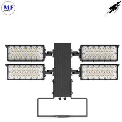 900W Aluminum Stadium LED Flood Ligh IK08 High Protection IP66 Waterproof Dustproof 165lm/W Ra70 For Airport Hangers