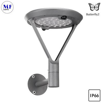 6.5W IP66 Outdoor LED Solar Street Garden Light Waterproof Die-Cast Aluminum 2700-3000K Double Sensor For Courtyard
