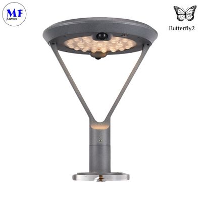 IP66 6.5W Outdoor Solar LED Street Garden Lighting Waterproof Aluminum High Translucent PC Lampshade For Pathway