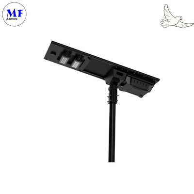 120W LED Solar Garden Street Light 200lm/W 6500K Aluminum Long Lifespan IP66 Waterproof Dustproof For Pedestrian