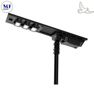 120W LED Solar Garden Street Light 200lm/W 6500K Aluminum Long Lifespan IP66 Waterproof Dustproof For Pedestrian