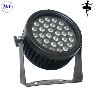 AC100-240V IP65 300W RGBW LED PAR Light Stage Light Waterproof Dimmable Flicker Free 5 Years Warranty For Performances