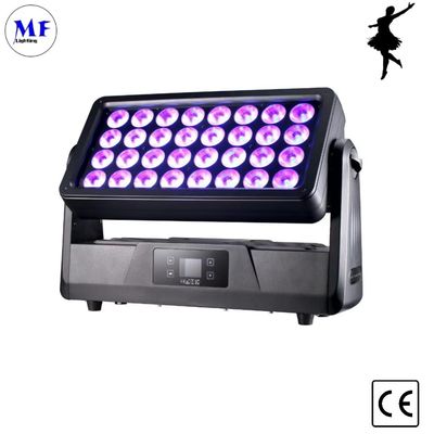 32X30W IP65 RGBW LED Stage Wall Washer Light Waterproof Seetronic DMX AC100-240V Aluminum 25° For Club