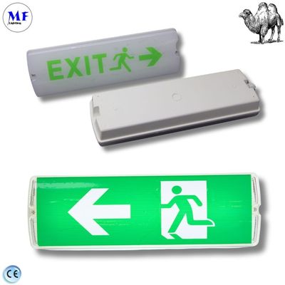 LED Emergency Light ABS Housing DIP Switch Battery Backup Multiple Battery Optional For Harsh Environments