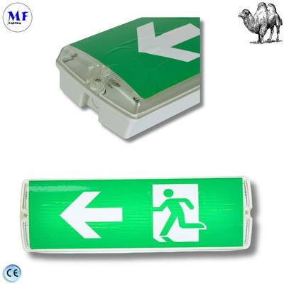 LED Emergency Light ABS Housing DIP Switch Battery Backup Multiple Battery Optional For Harsh Environments