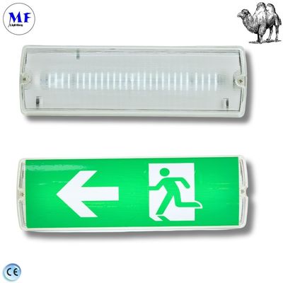 LED Emergency Light ABS Housing DIP Switch Battery Backup Multiple Battery Optional For Harsh Environments