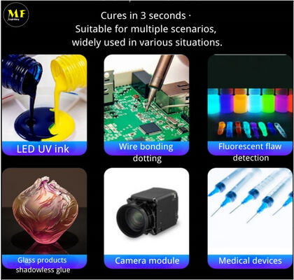 Factory Price PC Alu. Hangable 200W IP43 Fluorescence Pet Urine Detector Gel Nail Ink Curing Solidify Money Checking Resin Paint Printing LED UV Light