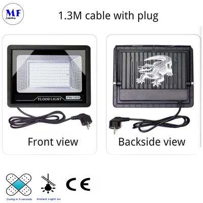 Factory PC Alu. Plug and Play Black 100W IP66 Violet Food Industry Sterilization Gel Nail Curing Solidify Resin Paint Printing LED UV Light