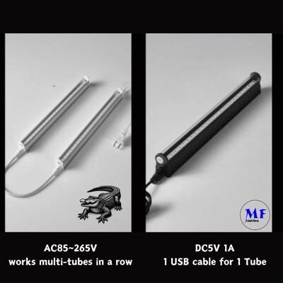 Factory Price 25W EU Us Standard Silvery Fluorescent Tube PC Alu. Hangable IP43 Ultra-Violet Ray Ambient Atmosphere Scenario LED UV Light Light