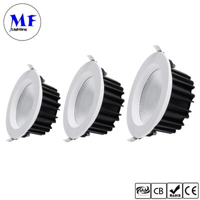15W 100lm/W Spot Downlight Triac /0-10V/Dali-2/Tuya Zigbee Dimmable  Beam Angle 60° Recessed Anti-Glare COB LED Down Light for Commercial and Housing Places