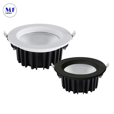Factory Price COB LED Recessed Downlight IP40 Milky PC Diffuser 60° Beam Angle Triac 0-10V Dali-2 Dali Dt8 Tuya Zigbee Dimmable 10W Down Light