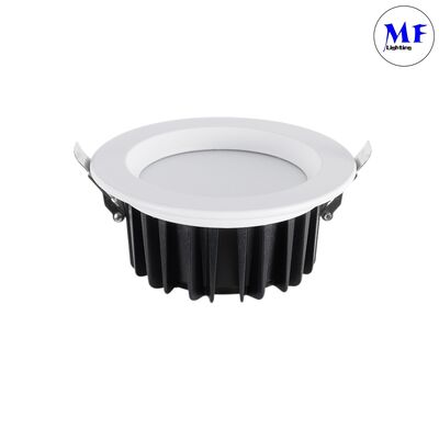 Aluminum High Power 5W/7W/10W/12W/15W/20W/25W/30W/35W/40W/45W/50W Dimming CCT Adjustable Dimmable Smart Recessed Indoor Downlight Spot IP40 Hotel LED Down Light