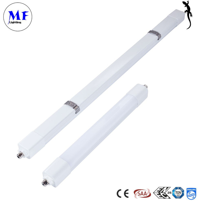 5FT 35W/40W/50W/56W 4 In 1 Power LED Tri Proof Light With Microwave Sensor For Warehouse Plant And Parking Garages