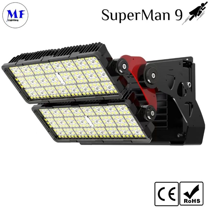 IP67 960W LED Stadium Flood Sports Light Waterproof IK10 155lm/W Beam Angle 30° /60° /Ti/10° 6 Years Warranty For Wharf