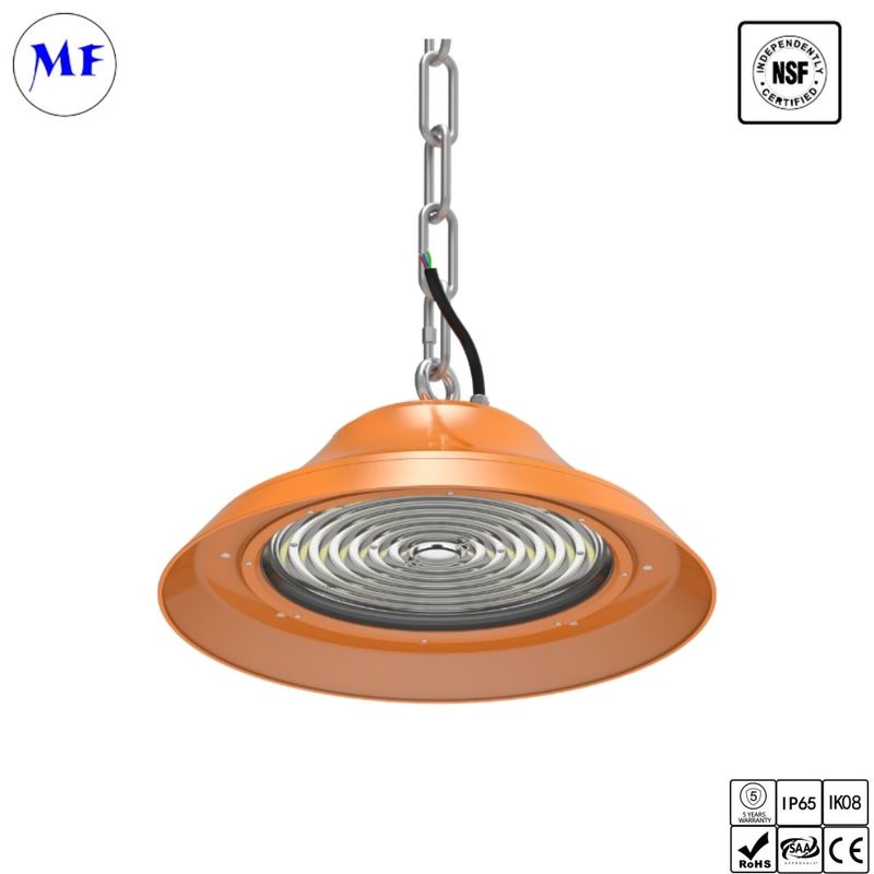 UFO High Bay Lighting LED Highbay Light NSF Certificate 5years Warranty 100W-240W IP65 With Sensor For Shopping Mall