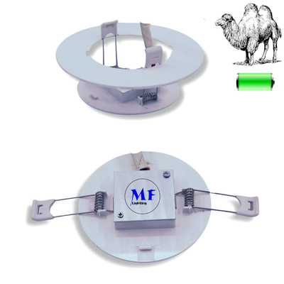 Luz de emergencia LED ABS PC IP43 3W Batería de litio de respaldo para hospitales escolares Estaciones de metro