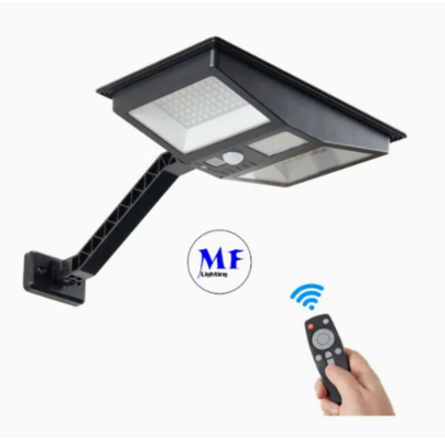 Luz de pared solar LED moderna, novedosa, inteligente, simple, batería de litio, monocristalina, negra, solar, IP66, impermeable, fundición a presión