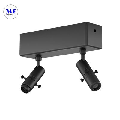 3W Ultra-compacto 97CRI 15-36° Proyector con zoom enmarcado Proyector con forma Spotlight Track Light para el gabinete de exhibición Iluminación boutique