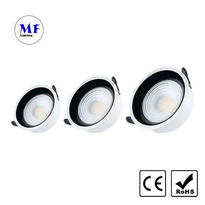 Precio de fábrica Commercial Interior LED con relieve de aluminio de fundición Die Anti-Glare IP20 60W sintonizable CCT Dimmable Tuya Zigbee DALI 0-10V Triac luz de techo